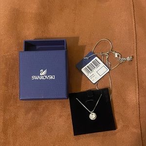 NWT Swarovski Crystal Drop Necklace